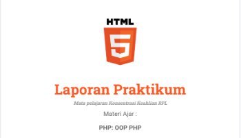 Lembar Kerja Praktikum OOP PHP Kelas XI RPL