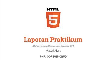LKPD Object Oriented Progamming (OOP) CRUD PHP || XI RPL