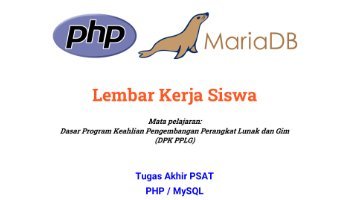 LKPD project to-do list | sebuah website dengan database