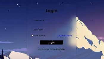 Login Page Web
