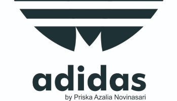 logo adidas menggunakan corel draw