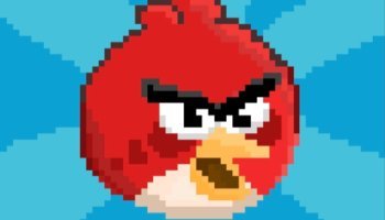 Logo Angry Bird [ Portofolio #4 • Pixel Art ]