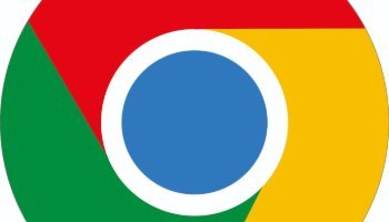 Logo Google Chrome menggunakan corel
