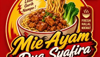 Logo Mie Ayam Dua Syafira