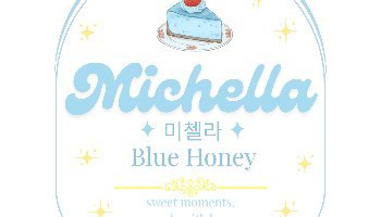 Logo Toko Cake - Michella 미첼라 Blue Honey