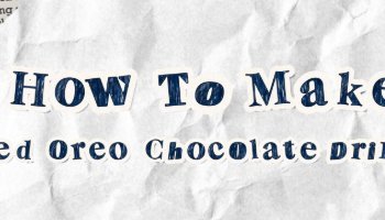 Making Iced Chocolate With Oreo Topping