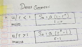 Matematika baris dan deret artimatika