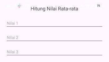 membuat aplikasi bebas hitung rata rata