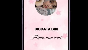 membuat desain figma biodata diri