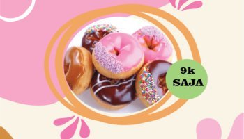 Membuat Poster Tentang Donat Gemoy
