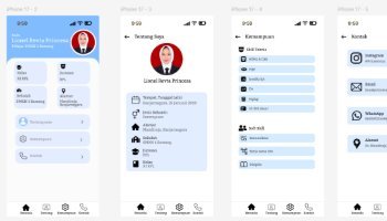 membuat UI/UX My Biodata di Figma