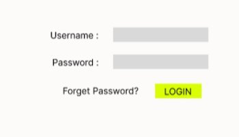 Mockup Login register dengan figma