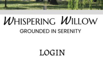 Mockup LOGIN Website Whispering Willow dengan Figma [DPK]