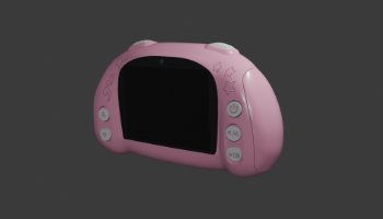 Model 3 D Kamera Pink blender