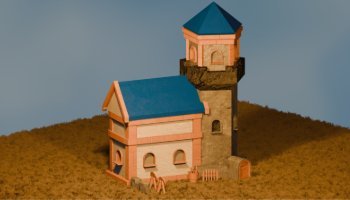 Model 3D Kastil Yang Simple