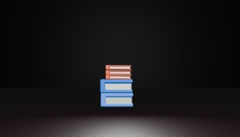 model buku mini 3d sederhana