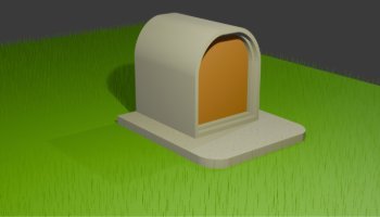 Model Pintu Cembung - 3D