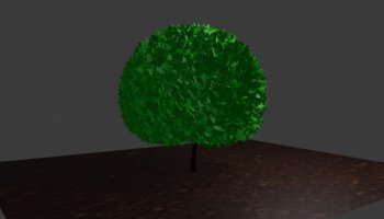MODEL POHON POLY 3D MINIMALIS