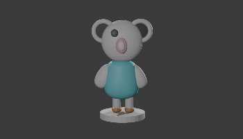 Modeling 3D Boneka Random Lucu