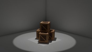 Modeling 3D Crate Wood Low Poly