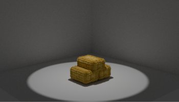 Modeling 3D Hay Bale Low Poly
