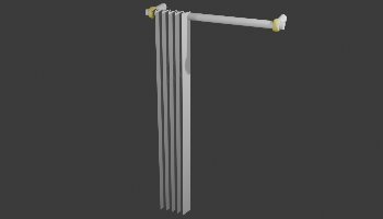 Modeling 3D Korden Simple Putih