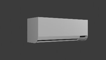 Modeling 3D Pendingin Ruangan Modern