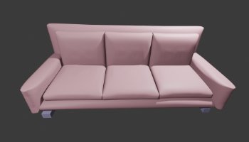 Modeling 3D - sofa simple