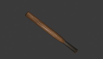Modeling Baseball Bat 3D - Portofolio #10