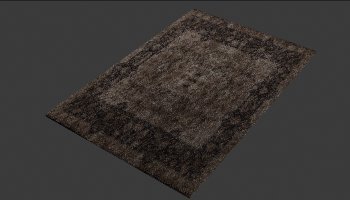 Modeling Karpet 3D low poly