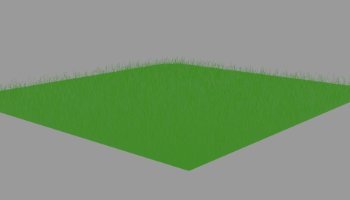 MODELING KARYA 3D RUMPUT KEREN SIMPEL
