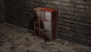 Modeling Lemari Apocalyps 3D Low Poly