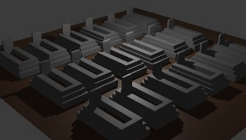 Modeling Makam 3D Low Poly