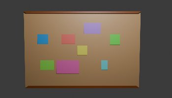 Modeling Papan Note Low Poly