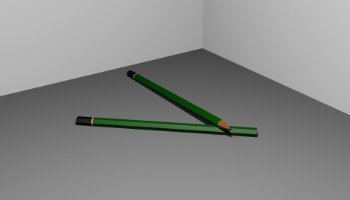 Modeling Pensil 3D Low Poly