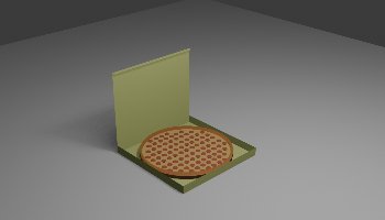 Modeling Pizza Toping Full Sosis 3D