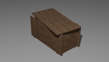 Modeling Short Crate 3D Low Poly