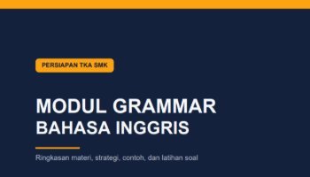 Modul Grammar TKA Bahasa Inggris