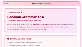 Modul Materi TKA - English