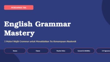 Modul TKA Grammar Esensial Bahasa Inggris