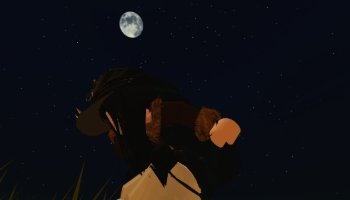 Moon Watches Me Every Night -Roblox