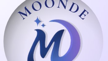 "MOONDE" Brand Identity Design (Made in Canva)
