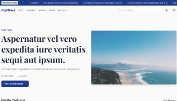 myNews Portal Berita With Laravel Filament Tailwind and Alpine.js