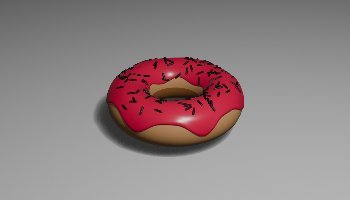Objek Donat Tiga Dimensi - Blender