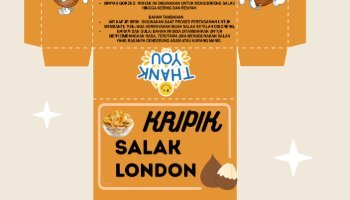Packaging Kripik Salak London Enak