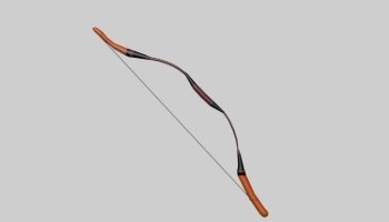 Panah Kayu - 3D Model
