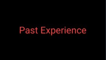 Past Experience - English Language