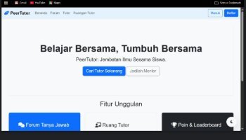 PeerTutor: Belajar Bersama, Raih Prestasi Bersama