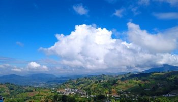 pemandangan indah di setalang (sidengok) saat liburan