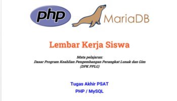 Pembuatan Sistem Informasi Data Mahasiswa Berbasis Web Menggunakan PHP dan MySQL